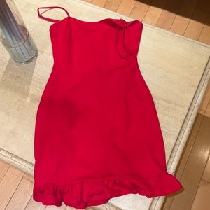 Red lulus dress